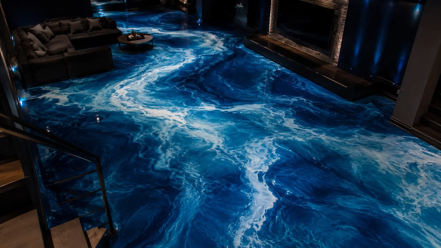 Metallic epoxy floor Huntsville AL