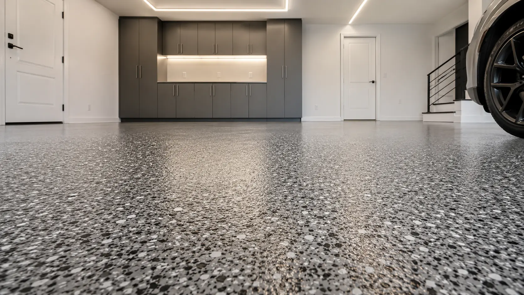 Epoxy garage floor coating Huntsville AL