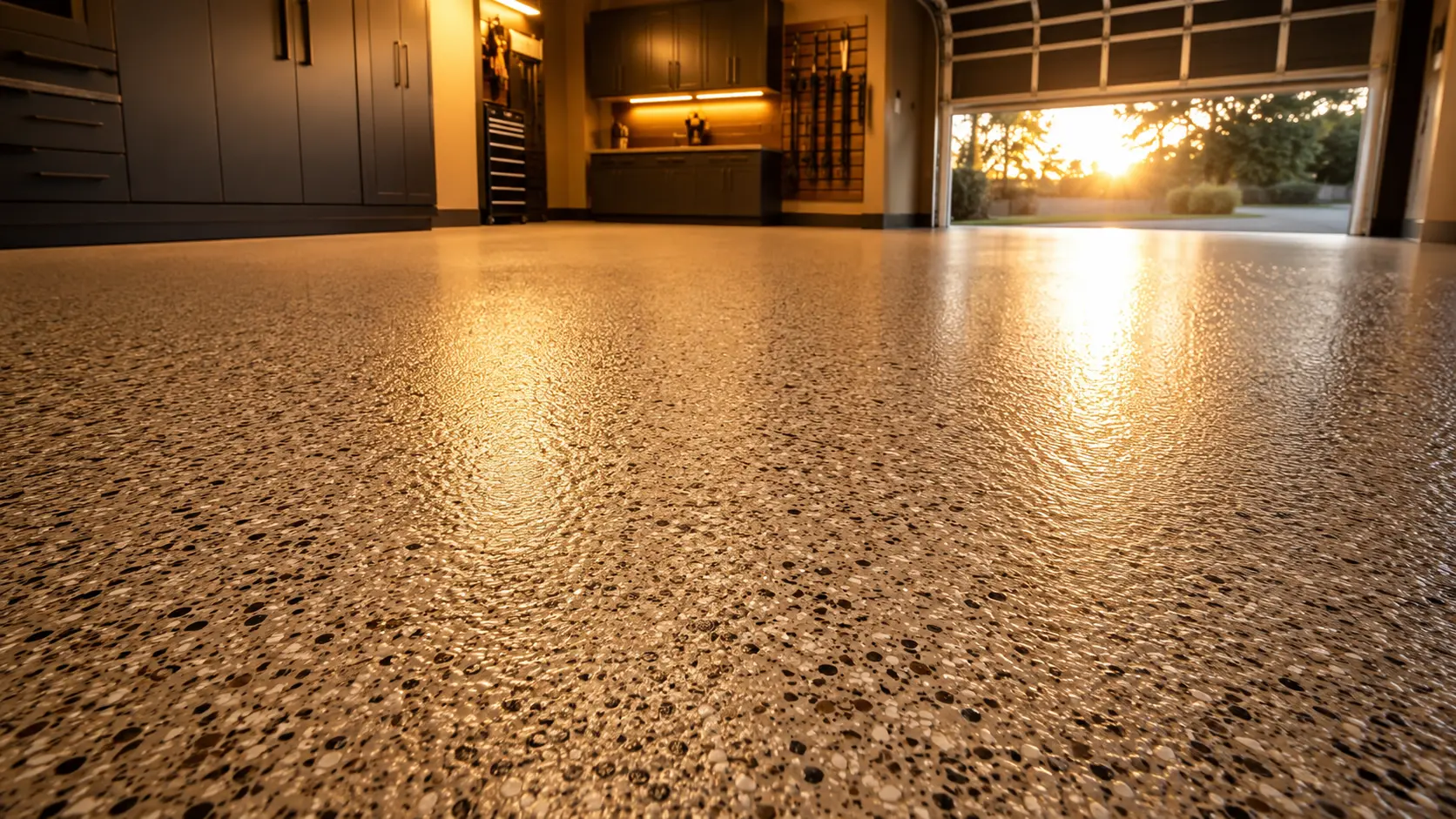 Polyaspartic floor coating Huntsville Alabama